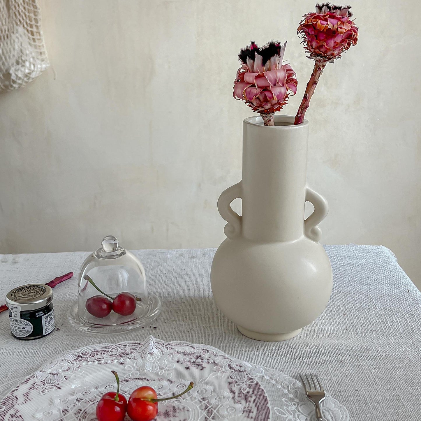 Handcrafted Wabi-Sabi Ceramic Plate Set | Organic Irregular Ruffled Design | Handmade Pottery Dinnerware for Minimalist & Modern Homes