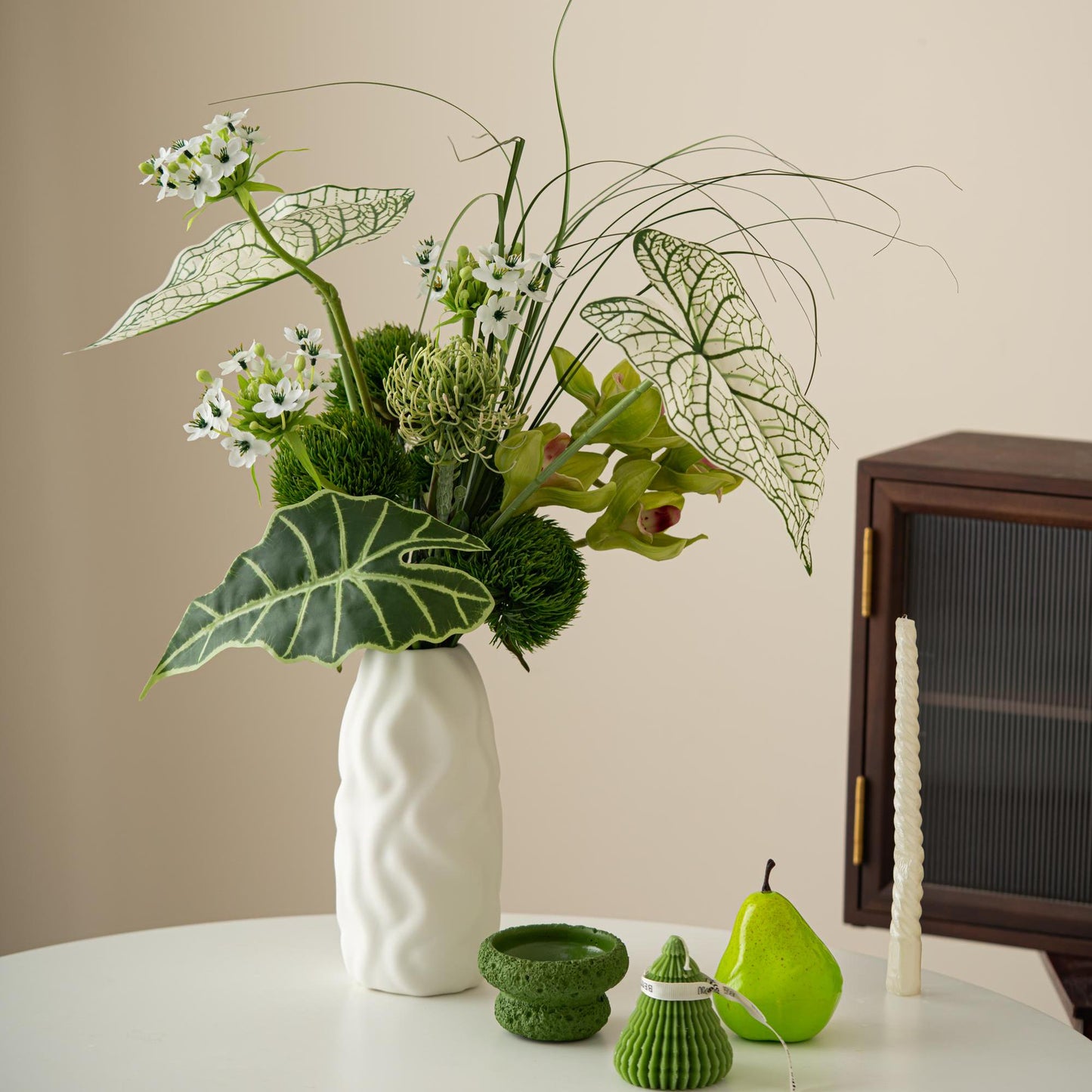 Handcrafted Sculptural Ceramic Vase | No-Glaze Pottery Made in the UK | Minimalist Eco-Friendly Decor for Fresh & Dried Flowers