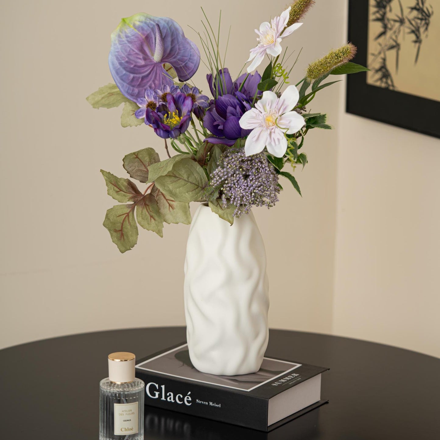 Handcrafted Sculptural Ceramic Vase | No-Glaze Pottery Made in the UK | Minimalist Eco-Friendly Decor for Fresh & Dried Flowers
