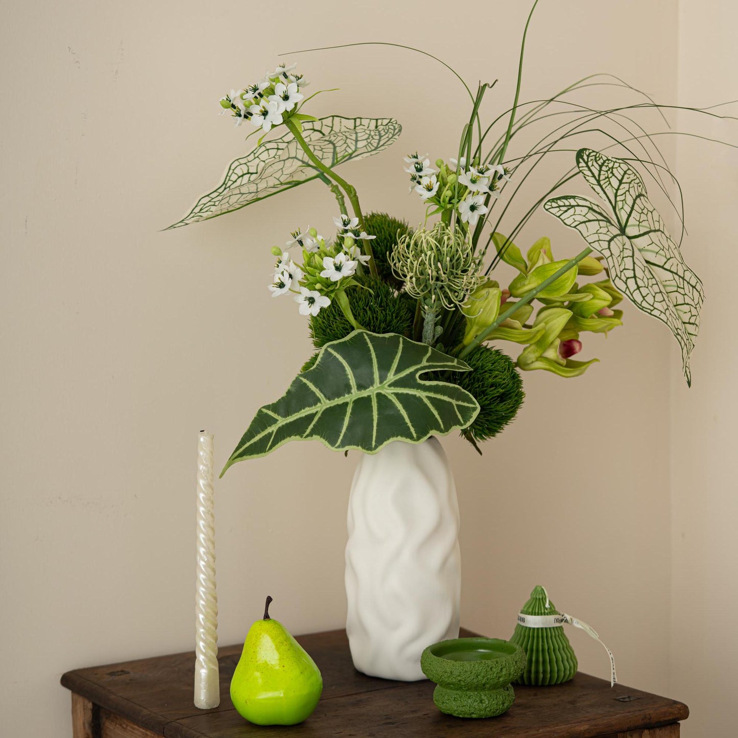 Handcrafted Sculptural Ceramic Vase | No-Glaze Pottery Made in the UK | Minimalist Eco-Friendly Decor for Fresh & Dried Flowers