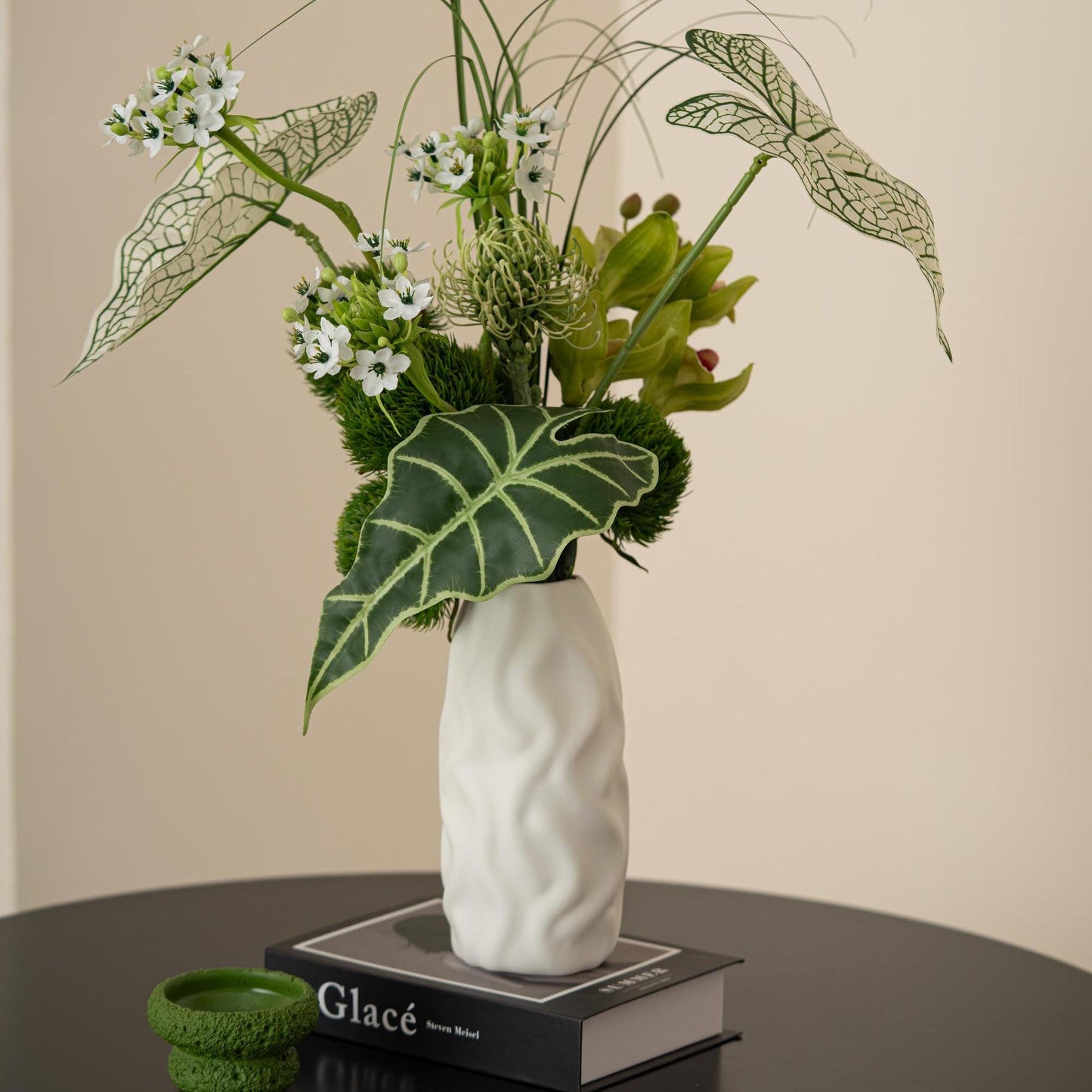 Handcrafted Sculptural Ceramic Vase | No-Glaze Pottery Made in the UK | Minimalist Eco-Friendly Decor for Fresh & Dried Flowers